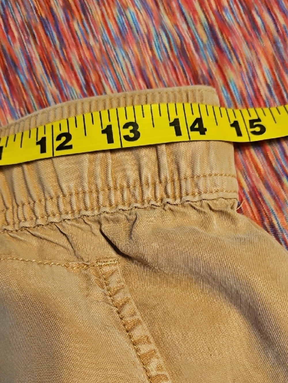 Velvet Heart Flowy Cargo Pants - Tan - Picture 12 of 15